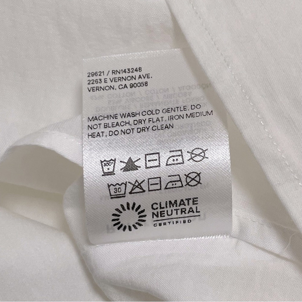 Reformation Kye Midi Dress in White with Custom Beaded front detail | Sz 6 - Picture 10 of 11